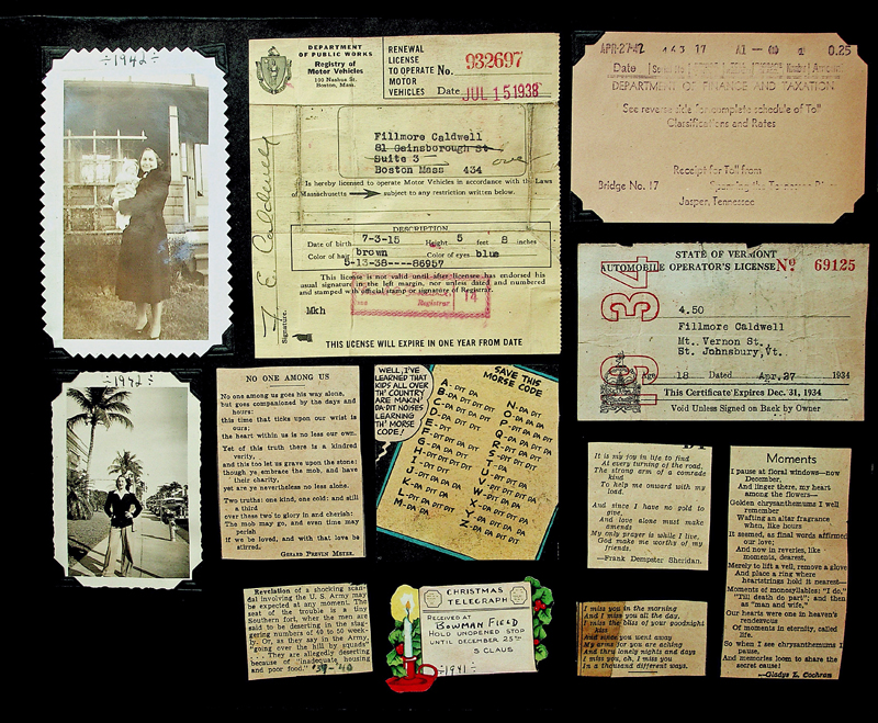 1941 Scrapbook Page 5 Scan