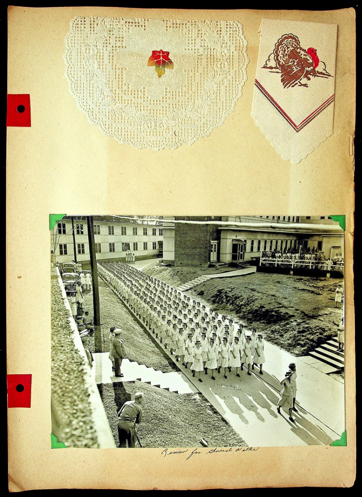 1944 WWII Scrapbook Page 63 Scan