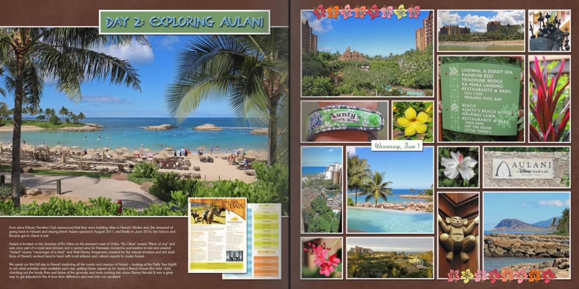 Vacation Photo Book Pages 4-5